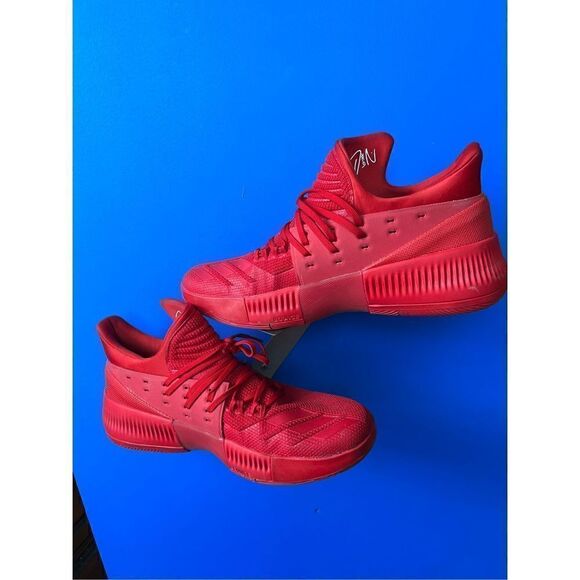 2016 ADIDAS DAME D LILLARD 3 ROOTS OAKLAND OREGON SCARLET RED OCTOBER BB8337 11. - Picture 4 of 7